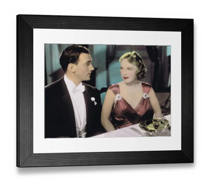 Framed Print : Rita Johnson wearing an evening gown designed by Dolly Tree Framed Print : Rita Johnson wearing an evening gown designed by Dolly Tree