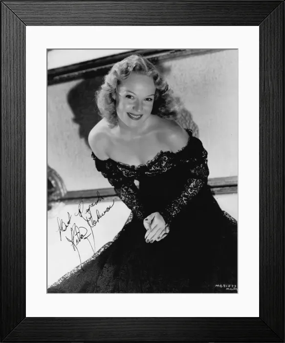 Framed Print : Rita Johnson wearing an evening gown designed by Dolly Tree Framed Print : Rita Johnson wearing an evening gown designed by Dolly Tree