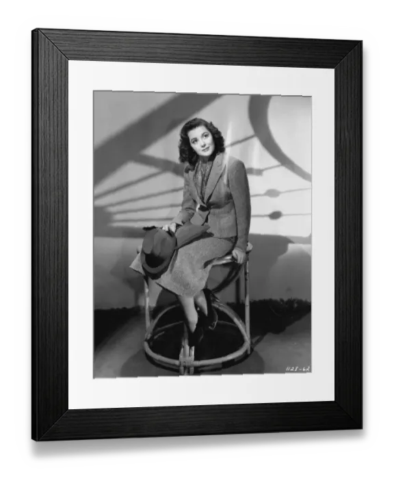 Framed Print : Ann Rutherford in Dolly Tree suit from The Ghost Comes Home Framed Print : Ann Rutherford in Dolly Tree suit from The Ghost Comes Home
