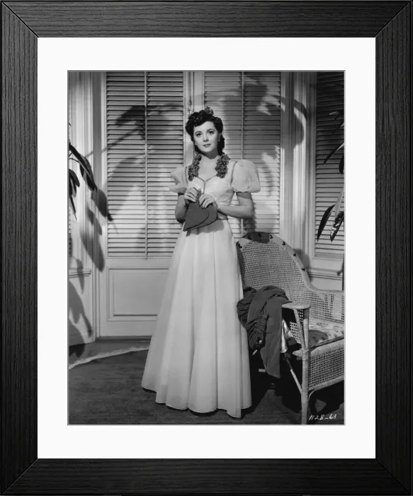Framed Print : Ann Rutherford in a Dolly Tree formal gown Framed Print : Ann Rutherford in a Dolly Tree formal gown