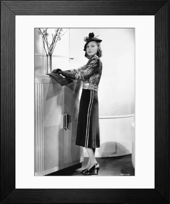 Framed Print : A costume created by Dolly Tree for Florence Rice Framed Print : A costume created by Dolly Tree for Florence Rice