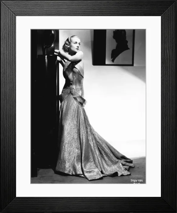 Framed Print : An evening frock designed by Dolly Tree for Carole Lombard Framed Print : An evening frock designed by Dolly Tree for Carole Lombard