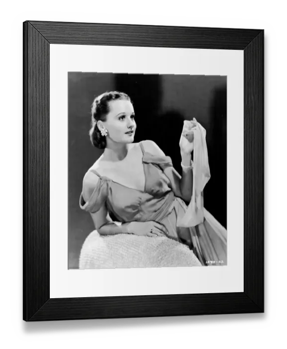 Framed Print : Virginia Grey in Within the Law wearing Dolly Tree creation Framed Print : Virginia Grey in Within the Law wearing Dolly Tree creation