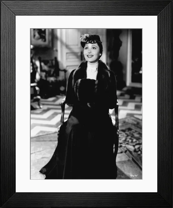 Framed Print : Luise Rainer in Escapade wearing a Dolly Tree creation Framed Print : Luise Rainer in Escapade wearing a Dolly Tree creation
