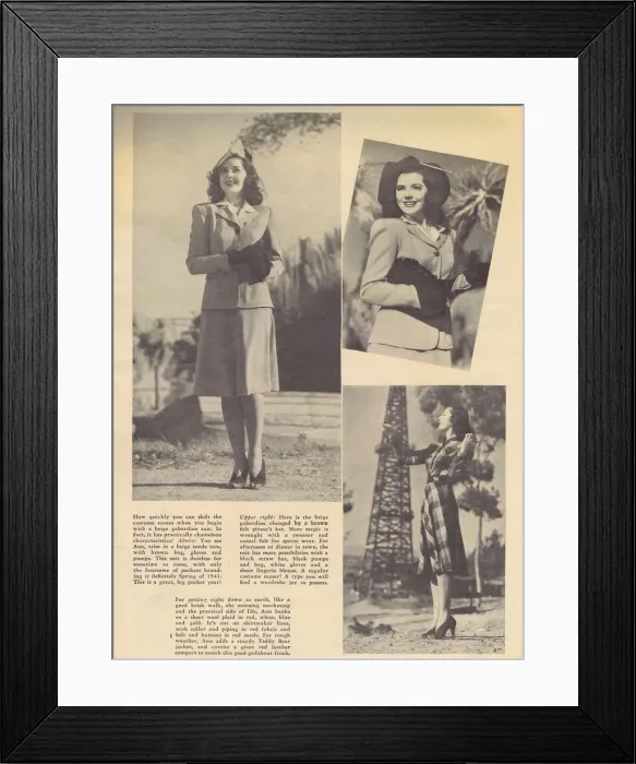 Framed Print : Bride on Budget feature (3 / 4) featuring Ann Rutherford Framed Print : Bride on Budget feature (3 / 4) featuring Ann Rutherford