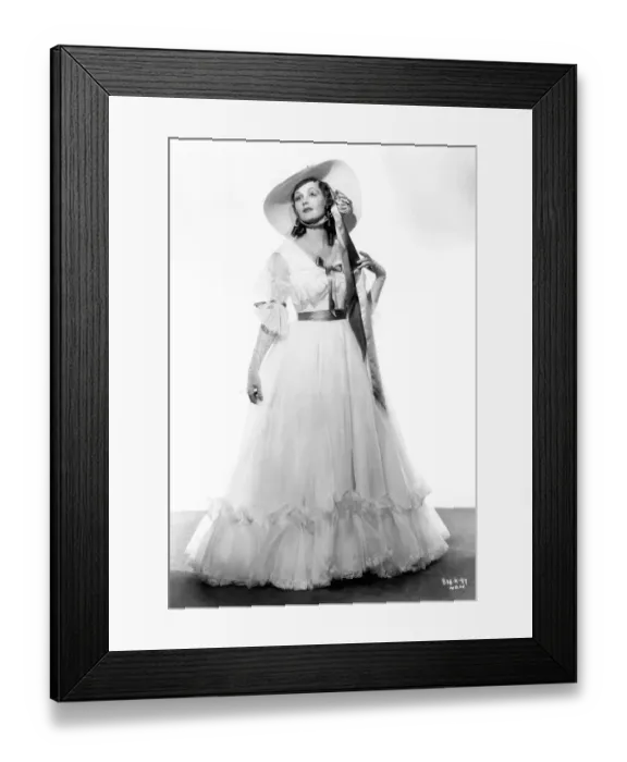 Framed Print : Elizabeth Allan in one of her Dolly Tree period costumes Framed Print : Elizabeth Allan in one of her Dolly Tree period costumes
