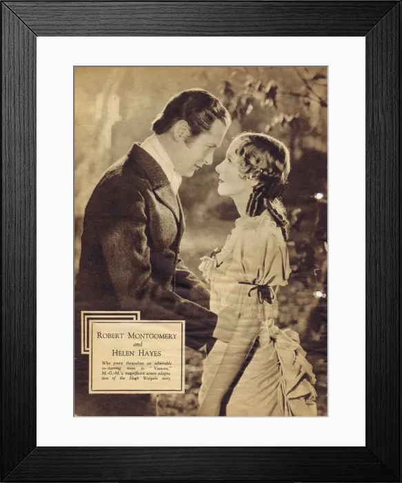 Framed Print : Robert Montgomery and Helen Hayes - Vanessa: Her Love Story Framed Print : Robert Montgomery and Helen Hayes - Vanessa: Her Love Story
