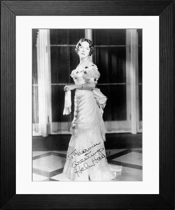 Framed Print : Helen Hayes in one of Dolly Tree?s costumes Framed Print : Helen Hayes in one of Dolly Tree?s costumes