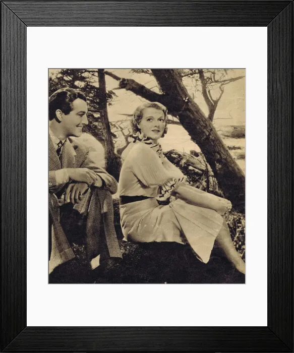 Framed Print : Robert Taylor and Janet Gaynor in Small Town Girl (1936) Framed Print : Robert Taylor and Janet Gaynor in Small Town Girl (1936)