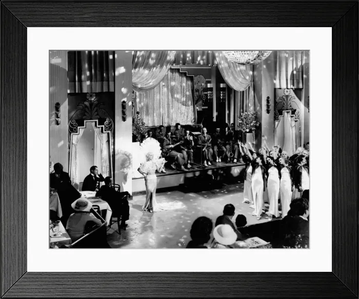 Framed Print : The cabaret scene from Hideout (1934) Framed Print : The cabaret scene from Hideout (1934)