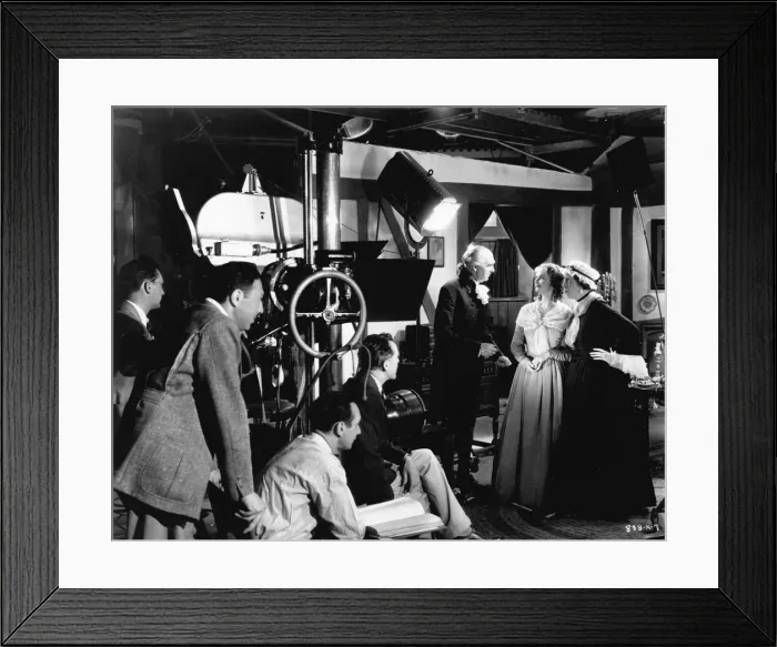 Framed Print : Filming David Selznick?s A Tale of Two Cities (1935) Framed Print : Filming David Selznick?s A Tale of Two Cities (1935)