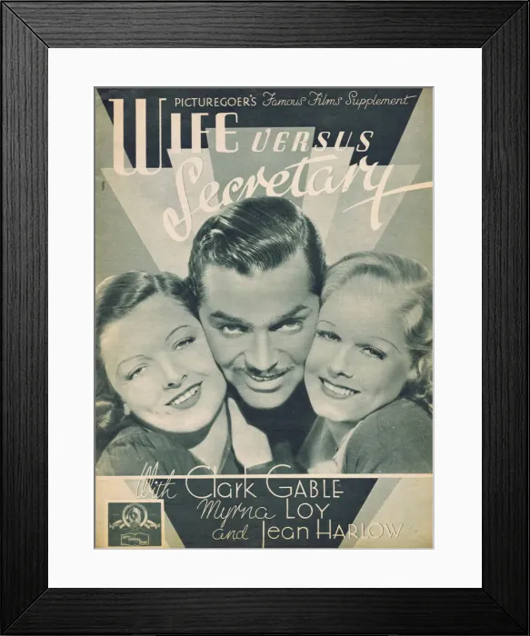 Framed Print : Cover for Picturegoers Famous Films Supplement Framed Print : Cover for Picturegoers Famous Films Supplement