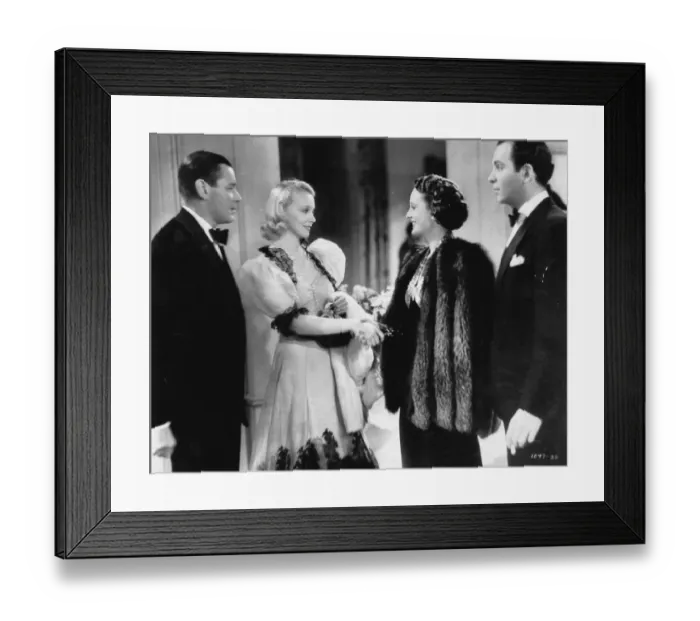 Framed Print : Virginia Bruce and Mary Astor in Woman Against Woman (1938)