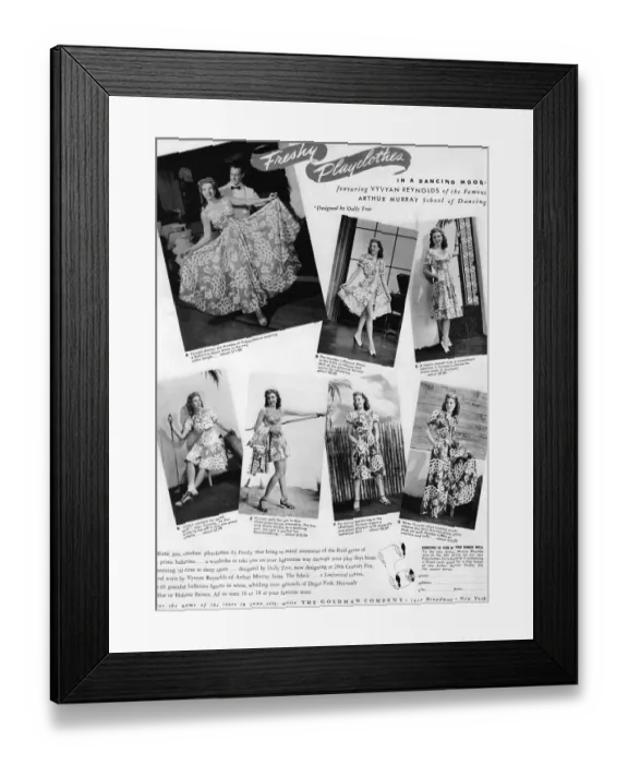 Framed Print : Advert for The Goldman Company?s Freshy Playclothes Framed Print : Advert for The Goldman Company?s Freshy Playclothes
