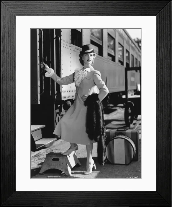 Framed Print : Anita Louise wearing a smart suit designed by Dolly Tree Framed Print : Anita Louise wearing a smart suit designed by Dolly Tree