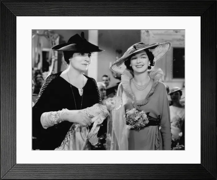 Framed Print : Margaret Dumont (left) and Rosalind Russell (right) Framed Print : Margaret Dumont (left) and Rosalind Russell (right)