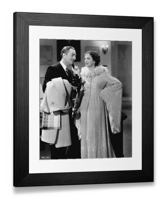 Framed Print : William Powell and Rosalind Russell in Rendezvous (1935) Framed Print : William Powell and Rosalind Russell in Rendezvous (1935)