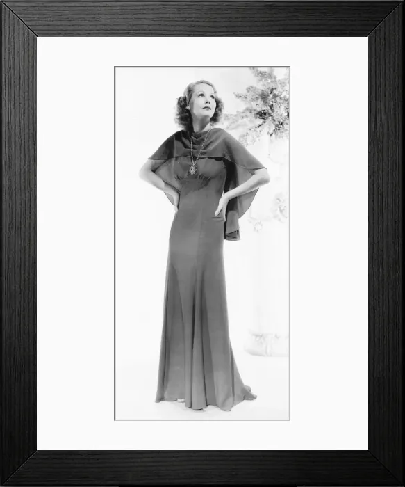 Framed Print : Elizabeth Alllan in a contemproary Dolly Tree gown Framed Print : Elizabeth Alllan in a contemproary Dolly Tree gown