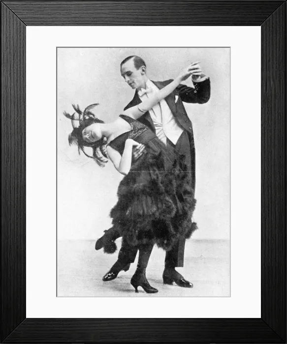 Framed Print : The Dancing Team of Moss and Fontana, London, 1919 Framed Print : The Dancing Team of Moss and Fontana, London, 1919