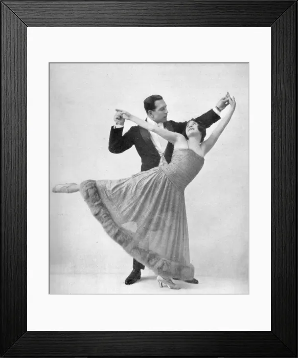 Framed Print : Michael Rinder and May Vivian dance at Riviera Palace Hotel Framed Print : Michael Rinder and May Vivian dance at Riviera Palace Hotel