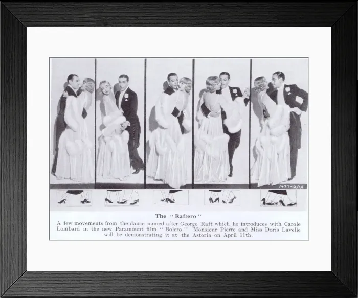 Framed Print : The steps for the dance called the Raftero, 1934 Framed Print : The steps for the dance called the Raftero, 1934