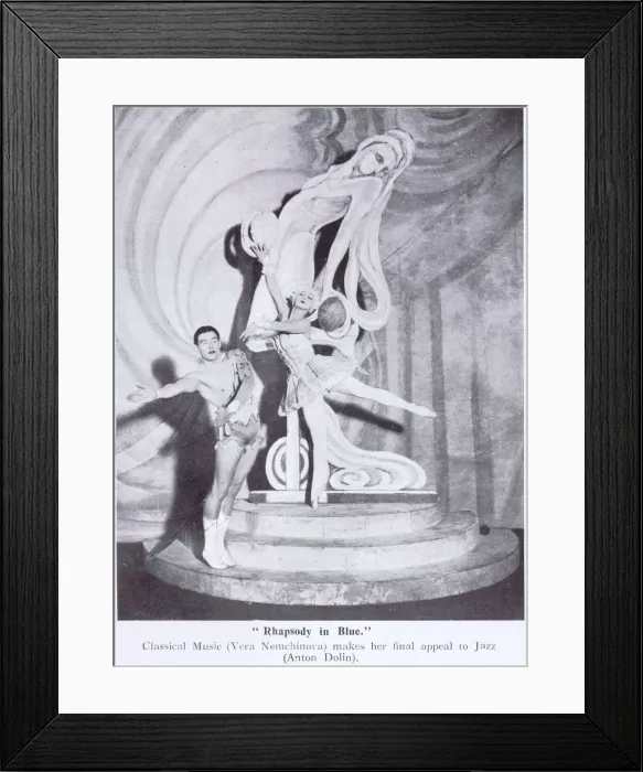 Framed Print : The scene Rhapsody in Blue at the London Coliseum Framed Print : The scene Rhapsody in Blue at the London Coliseum