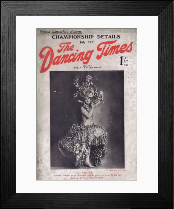 Framed Print : Henriette Aldermat in costume - Grapes at the Folies Bergere Framed Print : Henriette Aldermat in costume - Grapes at the Folies Bergere
