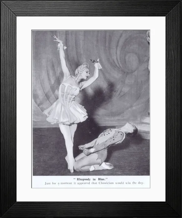 Framed Print : The scene Rhapsody in Blue at the London Coliseum Framed Print : The scene Rhapsody in Blue at the London Coliseum