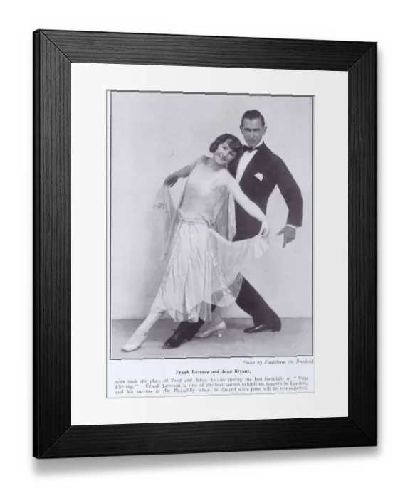 Framed Print : The exhibition dancers Frank Leveson and Joan Bryant, London Framed Print : The exhibition dancers Frank Leveson and Joan Bryant, London
