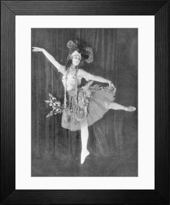Framed Print : The dancer Thamar Karsavina, London, 1919 Framed Print : The dancer Thamar Karsavina, London, 1919