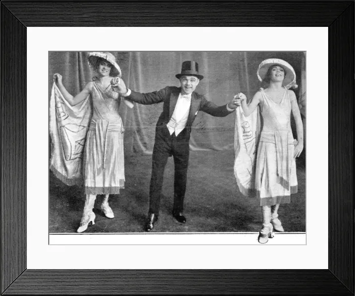 Framed Print : Billy Wells and the Eclair Twins, London, 1919 Framed Print : Billy Wells and the Eclair Twins, London, 1919