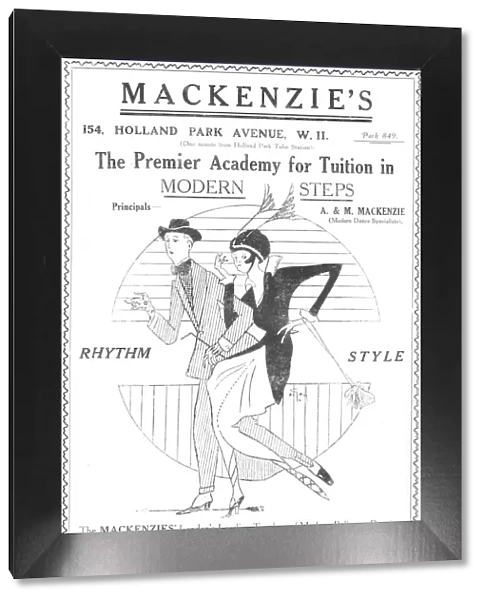 Advert for Mackenzie s, Premier Academy for Dance Tuition