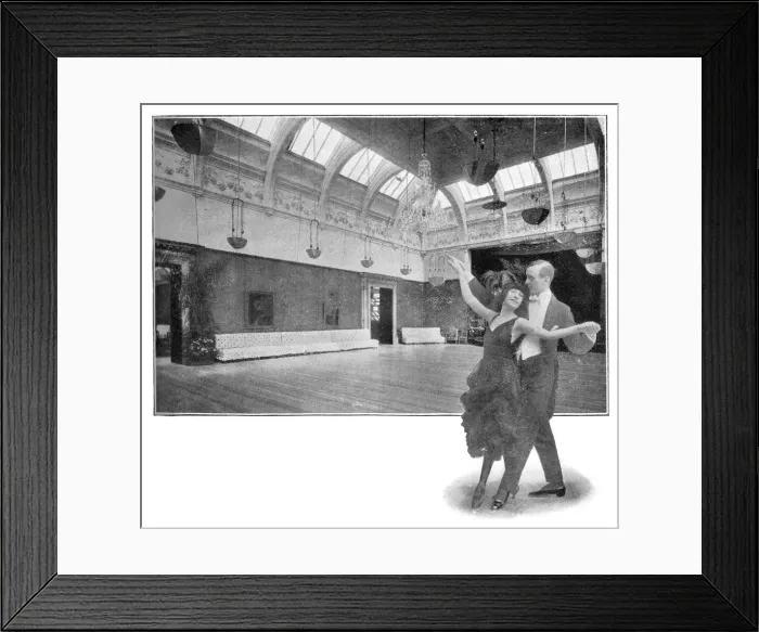 Framed Print : A view of the Grafton Dance Club, London, 1920 Framed Print : A view of the Grafton Dance Club, London, 1920