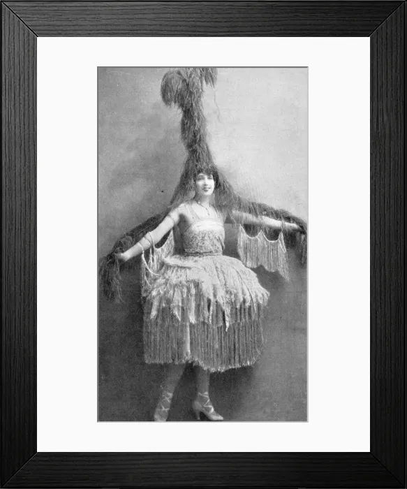 Framed Print : Mlle Mistinguett, the Paris Music Hall star, Paris, 1920 Framed Print : Mlle Mistinguett, the Paris Music Hall star, Paris, 1920