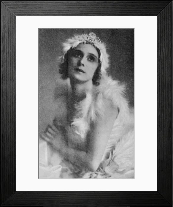 Framed Print : Portrait of Anna Pavlova, 1920 Framed Print : Portrait of Anna Pavlova, 1920