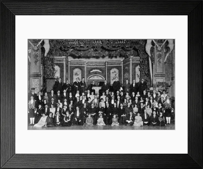Framed Print : Dance competitors and officials at the Empress Ballroom Framed Print : Dance competitors and officials at the Empress Ballroom