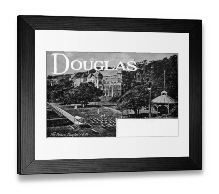 Framed Print : A view of the Palace, Douglas, Isle of Man, 1920 Framed Print : A view of the Palace, Douglas, Isle of Man, 1920