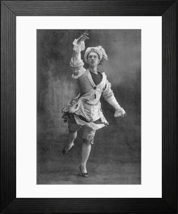 Framed Print : A portrait of Nijinsky, 1914 Framed Print : A portrait of Nijinsky, 1914