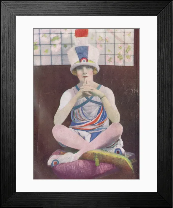 Framed Print : A portrait of Gertrude Lawrence, London, 1920 Framed Print : A portrait of Gertrude Lawrence, London, 1920