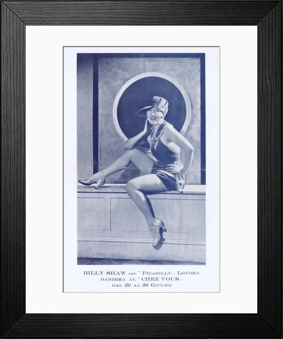 Framed Print : Dancer American Billy Shaw appearing at Chez Nous cabaret Framed Print : Dancer American Billy Shaw appearing at Chez Nous cabaret