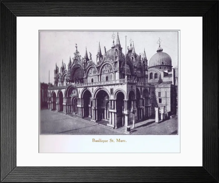 Framed Print : A view of Saint Marks Basilica, Venice, 1929 Framed Print : A view of Saint Marks Basilica, Venice, 1929