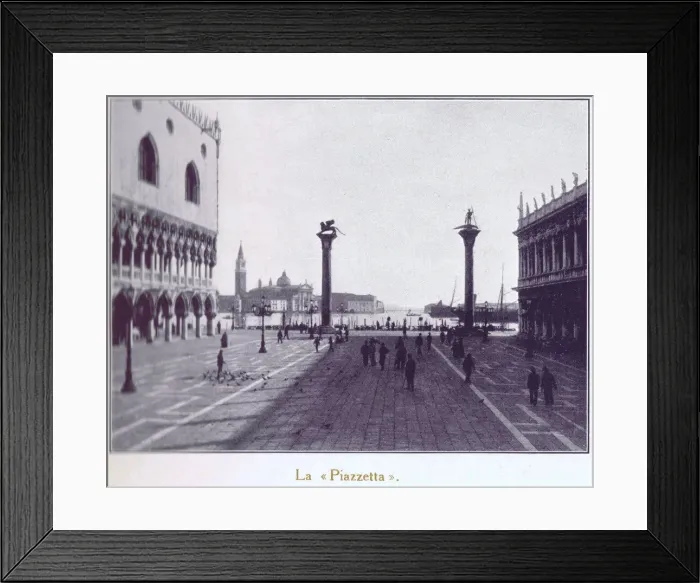 Framed Print : A view of the Piazzetta or Piazza San Marco, Venice, 1929 Framed Print : A view of the Piazzetta or Piazza San Marco, Venice, 1929