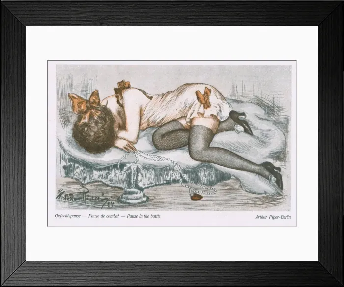 Framed Print : Illustration from Reigen Magazine, Germany, 1924 Framed Print : Illustration from Reigen Magazine, Germany, 1924