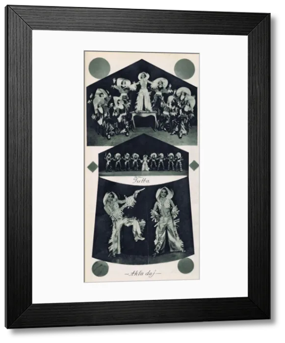 Framed Print : Dancer Tutta in Ernst Rolfs 1931 show at China Theatre Framed Print : Dancer Tutta in Ernst Rolfs 1931 show at China Theatre