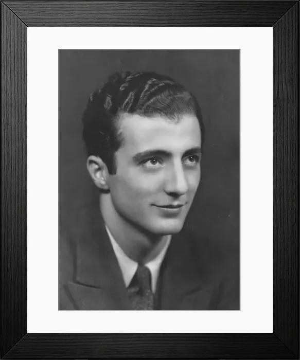 Framed Print : American theatre impressario Leonard Silman Framed Print : American theatre impressario Leonard Silman