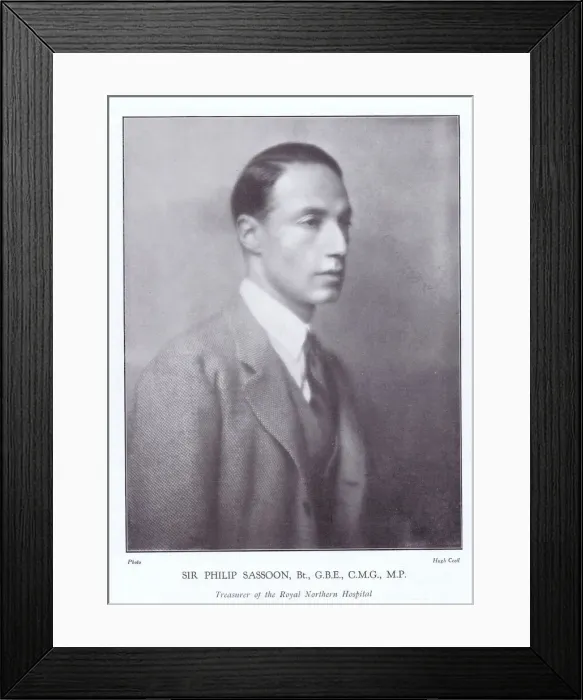 Framed Print : Portrait of Sir Philip Sassoon, 1925 Framed Print : Portrait of Sir Philip Sassoon, 1925