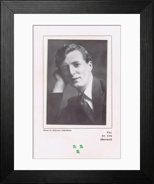 Framed Print : A portrait of Val St Cyr Framed Print : A portrait of Val St Cyr