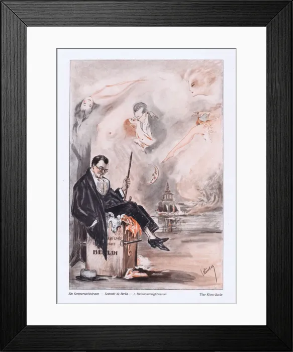 Framed Print : Illustration from Reigen Magazine, Germany, 1926 Framed Print : Illustration from Reigen Magazine, Germany, 1926