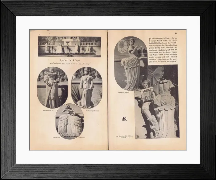 Framed Print : Scenes from the UFA musical comedy film Ronny, Germany 1931