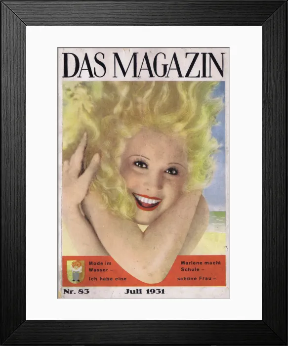 Framed Print : Cover of Das Magazin, July 1931 Framed Print : Cover of Das Magazin, July 1931